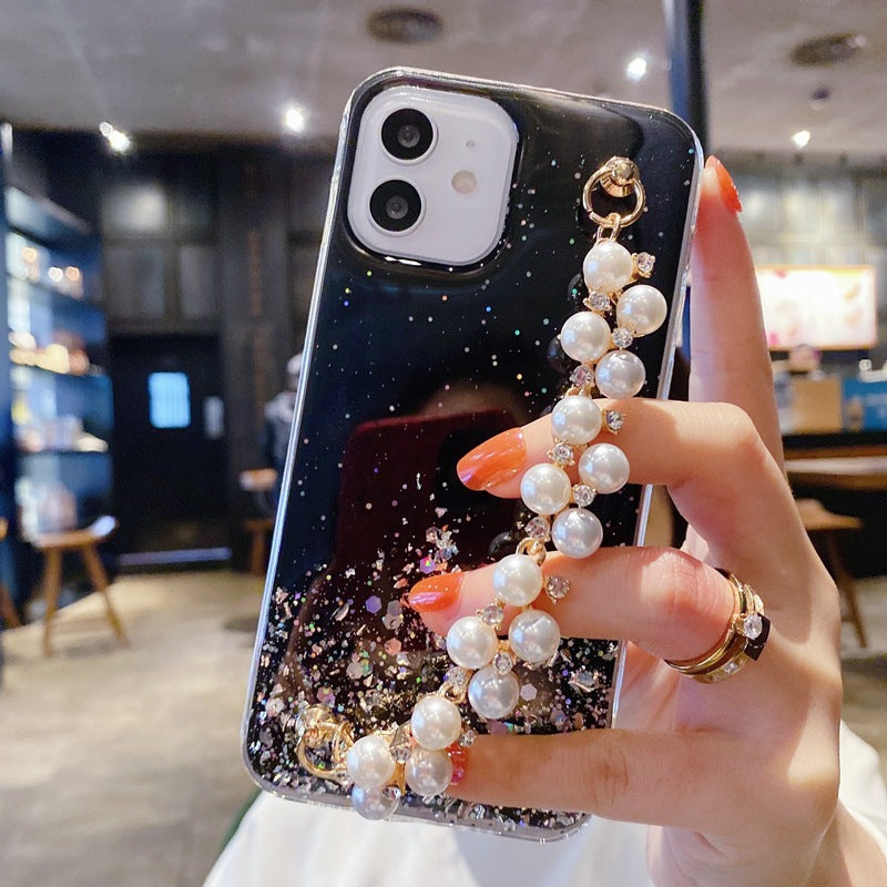 Epoxy Glitter Mobile Phone Bead Bracelet