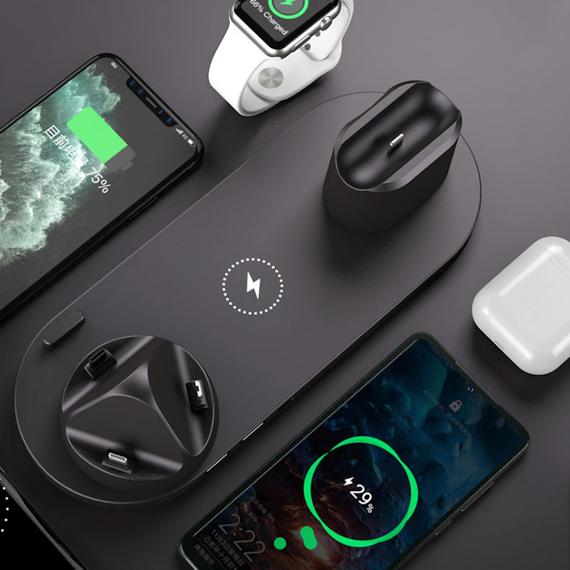 Wireless Fast 6 In 1 Charging Dock Station