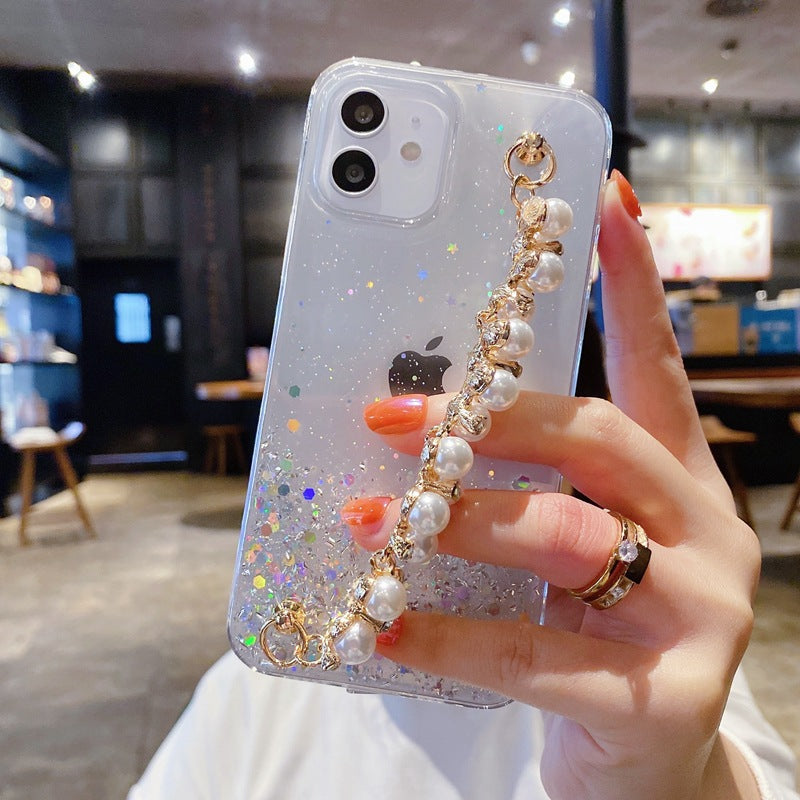 Epoxy Glitter Mobile Phone Bead Bracelet