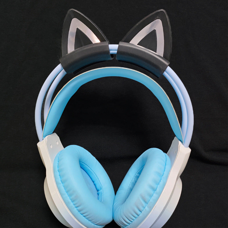 Headset Accessories Cat Ear Decoration Cute Free Disassembly