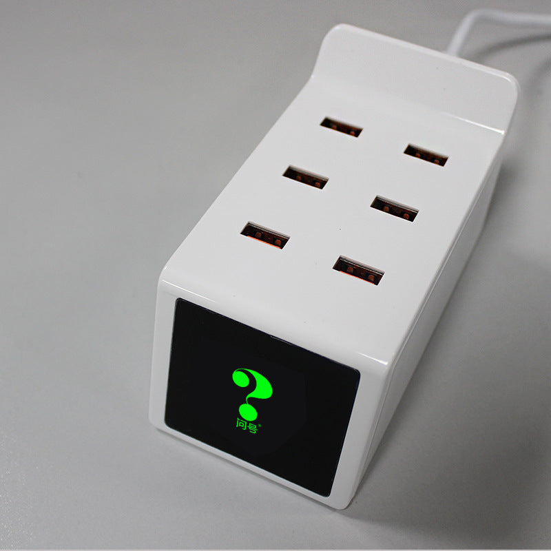 Smart 6-port Multi-USB Mobile Phone Charger