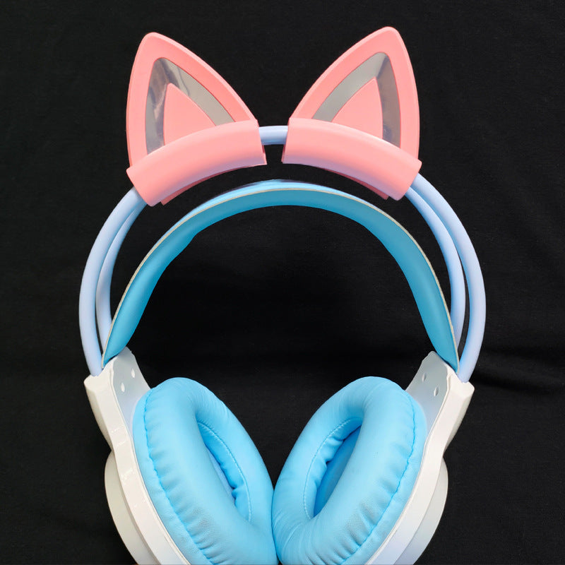 Headset Accessories Cat Ear Decoration Cute Free Disassembly