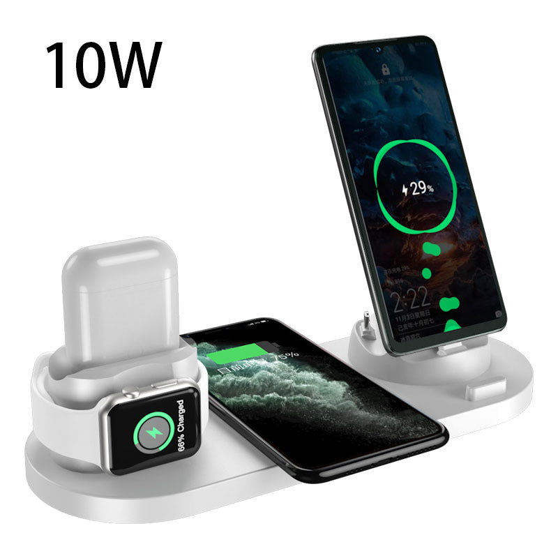 Wireless Fast 6 In 1 Charging Dock Station
