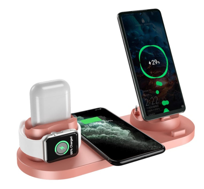 Wireless Fast 6 In 1 Charging Dock Station