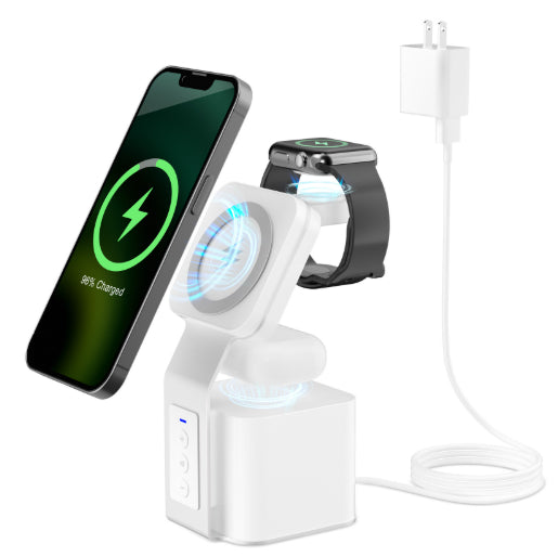 3-in-1 Bluetooth Speaker With Wireless Charger