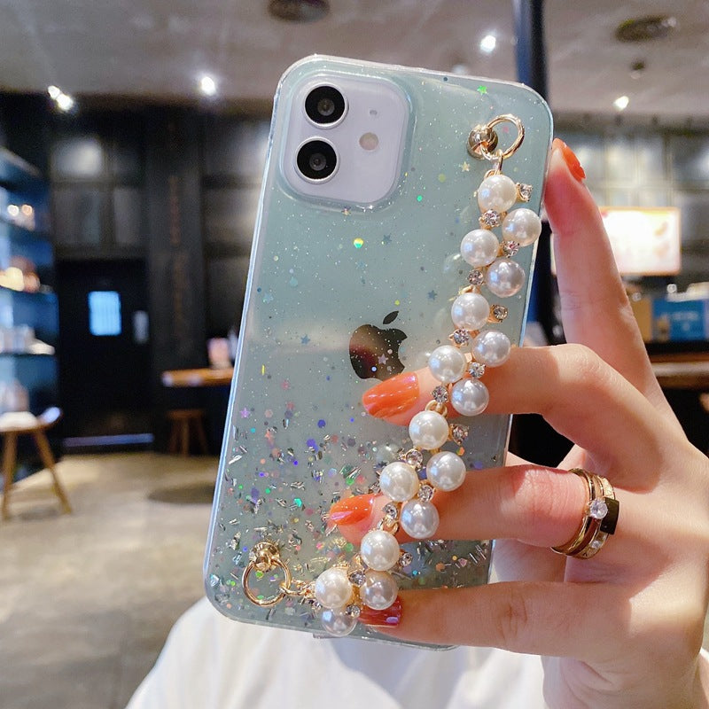 Epoxy Glitter Mobile Phone Bead Bracelet