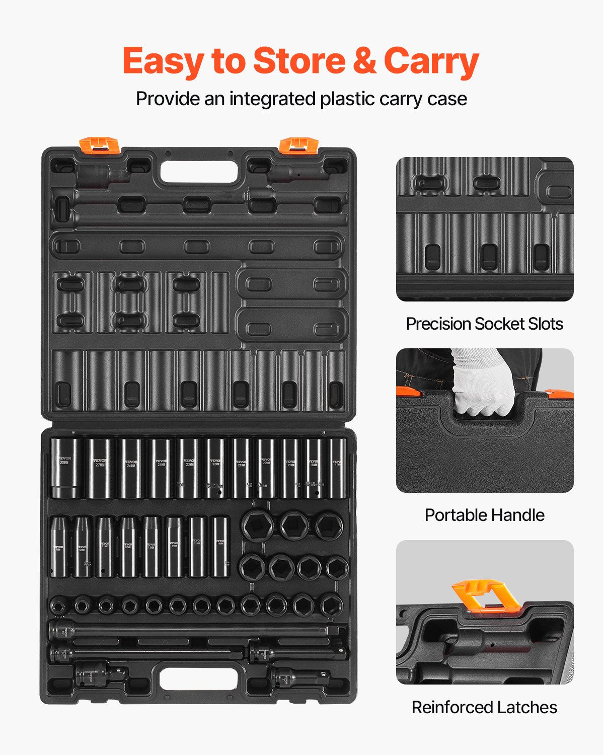Impact Socket Set  , Standard Socket Assortment