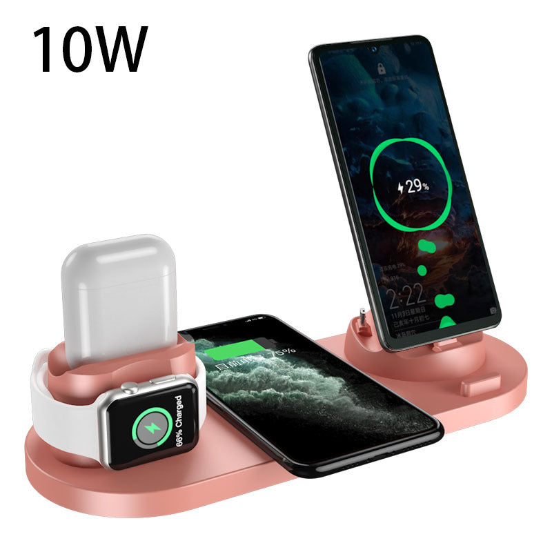 Wireless Fast 6 In 1 Charging Dock Station