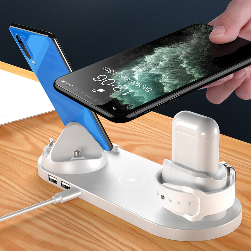 Wireless Fast 6 In 1 Charging Dock Station