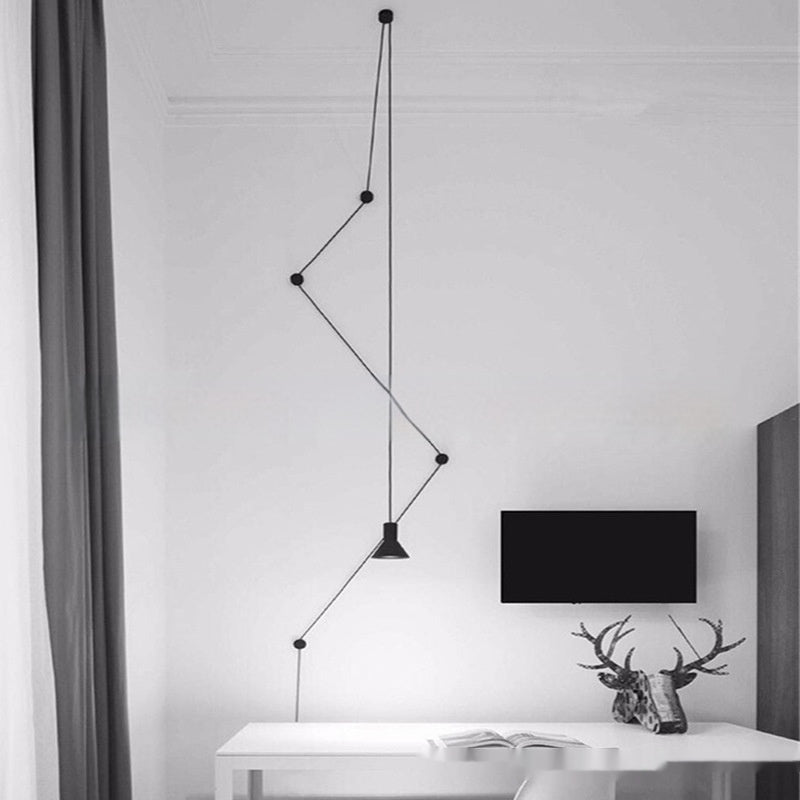 Retro Wire Decor Aluminum Wire Clips DIY Lighting Fixture Accessories