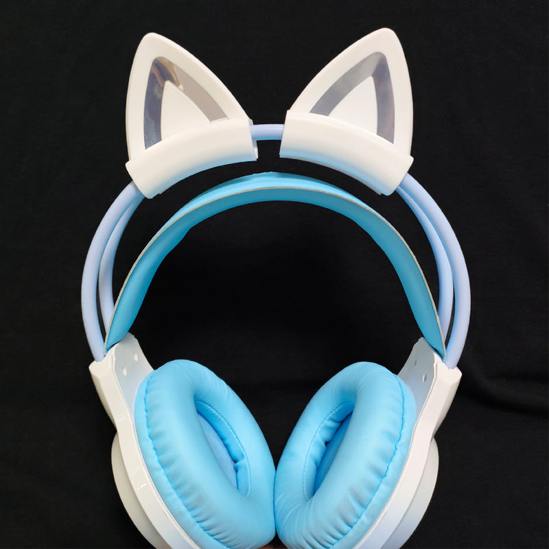 Headset Accessories Cat Ear Decoration Cute Free Disassembly