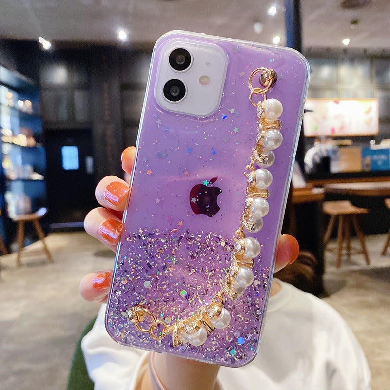 Epoxy Glitter Mobile Phone Bead Bracelet